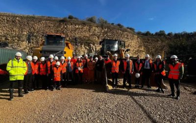 Thompsons of Prudhoe Quarry visit with school students