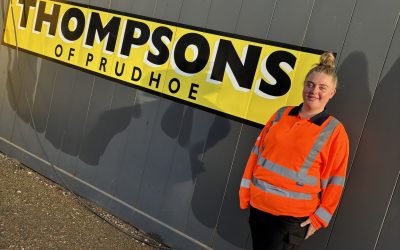 Thompsons of Prudhoe first female demolition operative