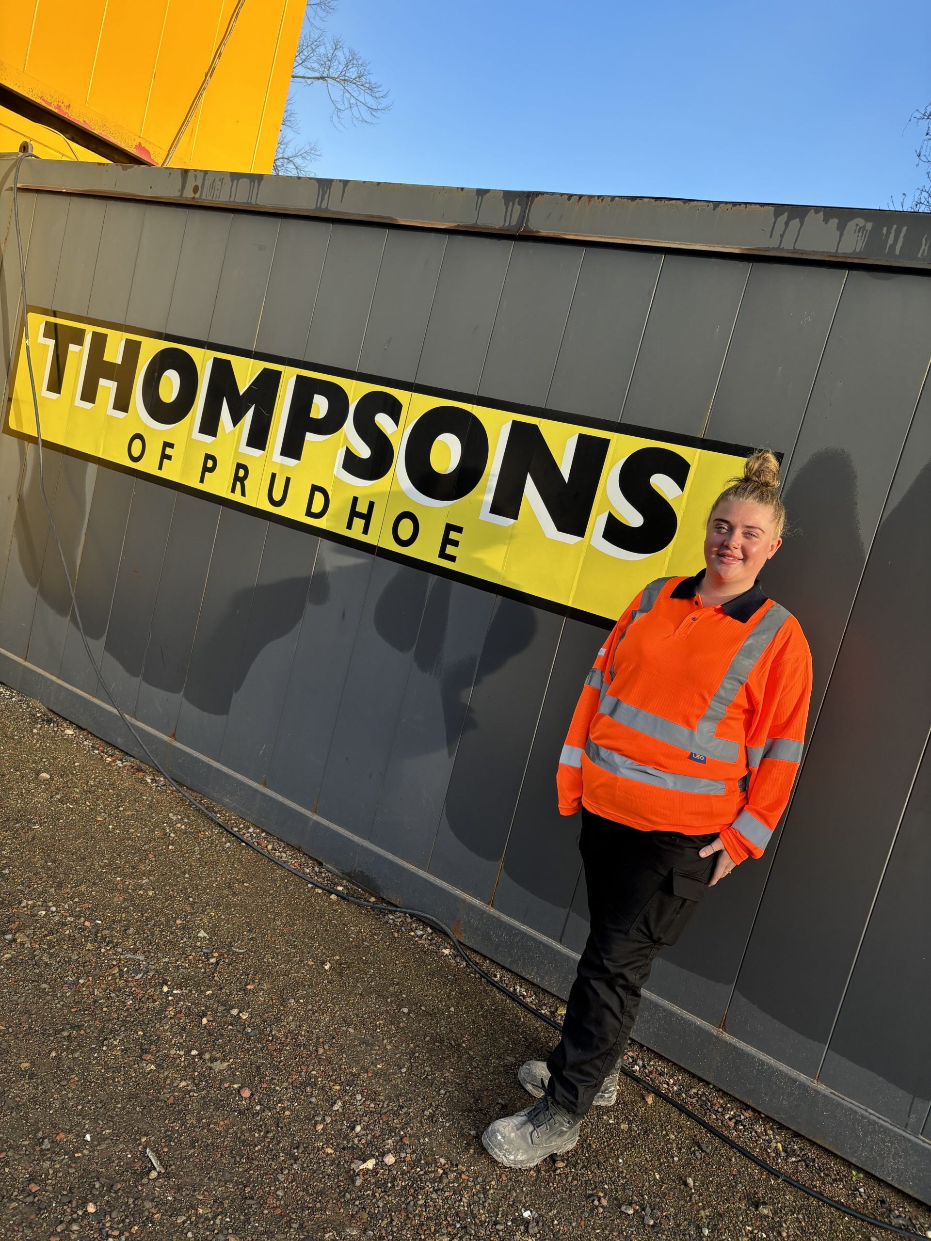 Thompsons of Prudhoe first female demolition operative